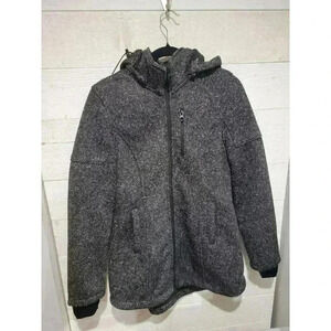 Preston&York Jacket Hooded Zipup Pockets Womens M Academia Cottagecore Cabincore